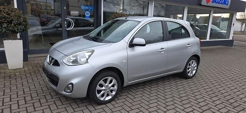 Gebraucht Nissan Micra Acenta 80 PS (58 kW) 2014 Silber Limousine