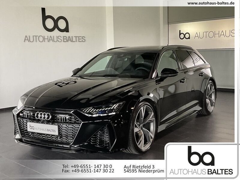 Mythosschwarz (metallic) Gebraucht 2024 Audi RS6 Sport Kombi | 117.850 € - Bild 1/4