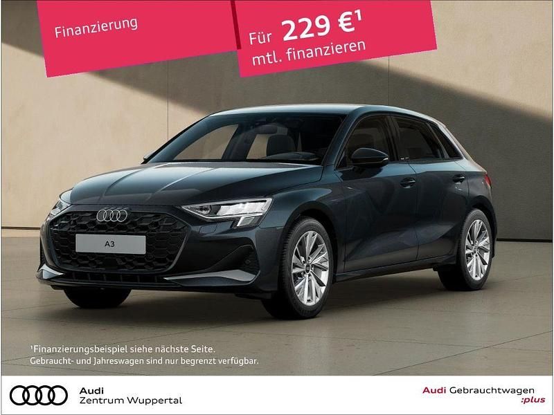 Grau Gebraucht 2025 Audi A3 Sportback Advanced Plus Limousine | 28.290 € (Guter Preis) - Bild 1/3