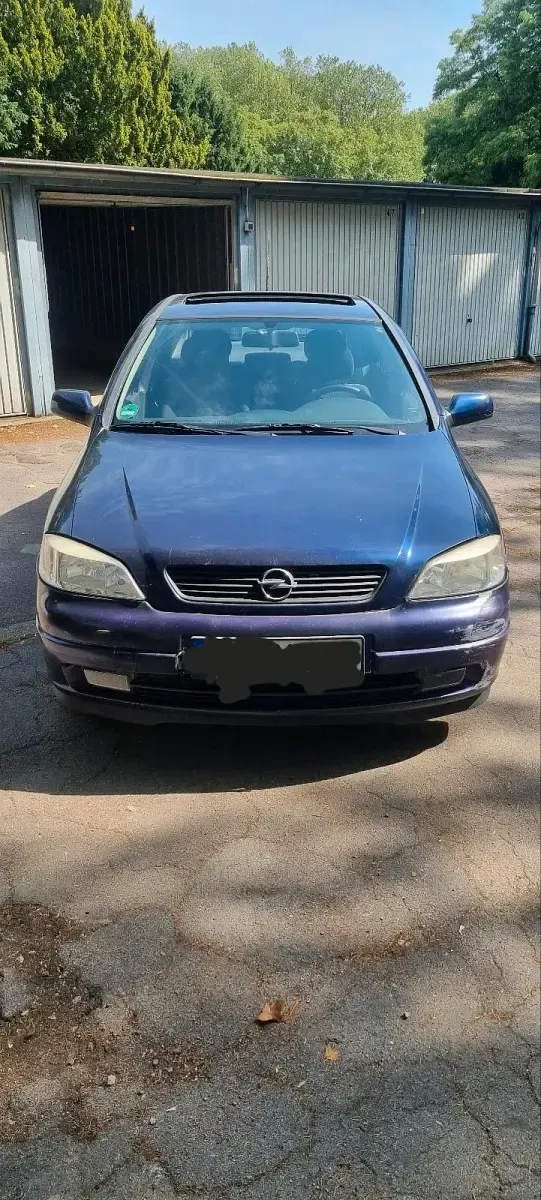 Gebraucht Opel Astra 75 PS (55 kW) 2000 Blau Kleinwagen