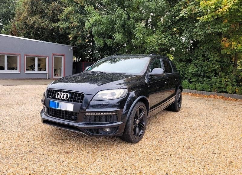Schwarz Gebraucht 2013 Audi Q7 S-Line SUV | 11.980 € (Superpreis) - Bild 1/4