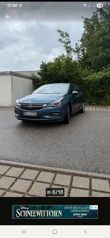 Gebraucht Opel Astra Selection 110 PS (80 kW) 2017 Blau Kombi