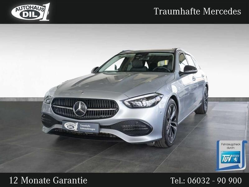 Silber (hightechsilber metalliclack) Gebraucht 2022 Mercedes C220 Kombi | 30.850 € (Etwas zu teuer) - Bild 1/3
