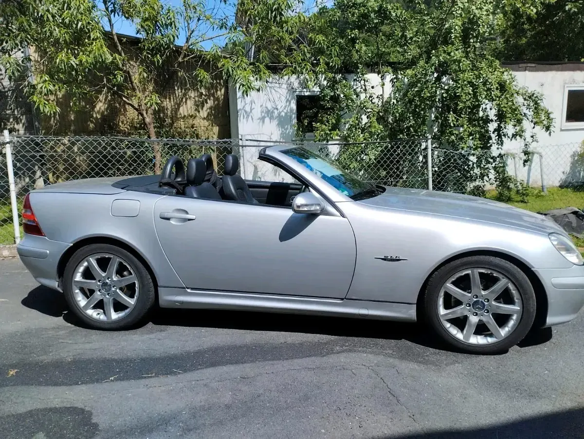 Gebraucht Mercedes SLK200 2002 Silber Cabrio