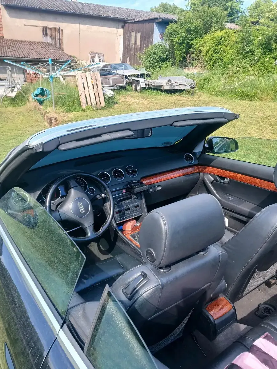 Gebraucht Audi A4 Cabriolet 163 PS (119 kW) 2003 Schwarz Cabrio