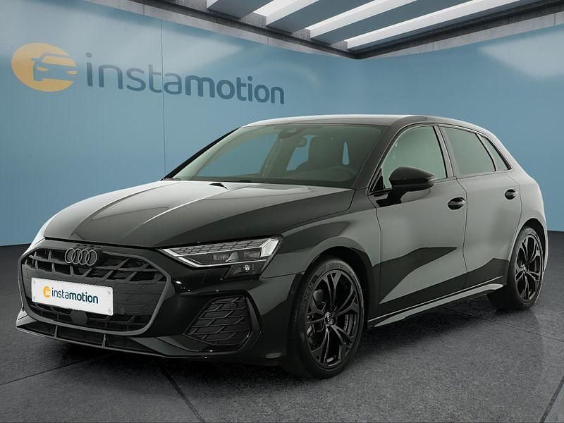 Schwarz Gebraucht 2025 Audi A3 Sportback Kleinwagen | 35.599 € (Etwas zu teuer) - Bild 1/4