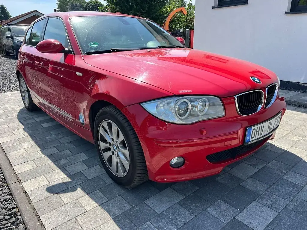 Gebraucht BMW 116 Advantage 116 PS (85 kW) 2007 Rot Kleinwagen