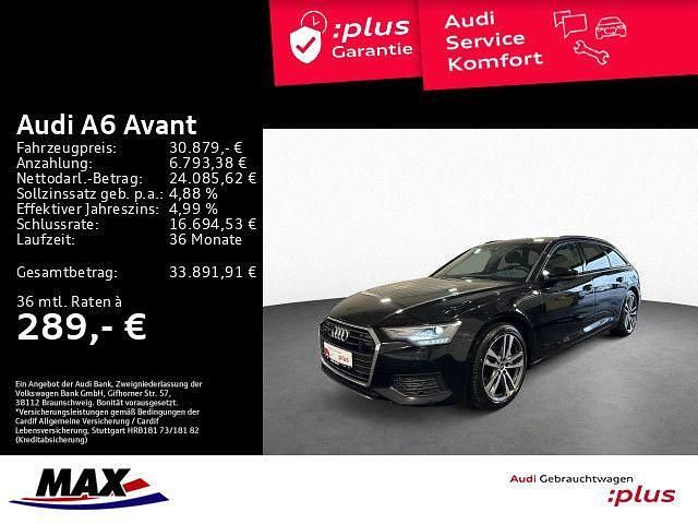 Brillantschwarz Gebraucht 2022 Audi A6 Premium Kombi | 30.879 € (Etwas zu teuer) - Bild 1/3