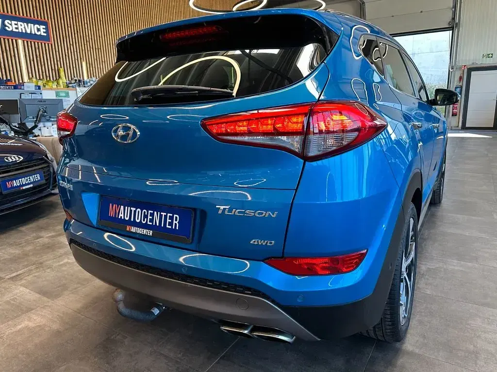 Gebraucht Hyundai Tucson Premium 177 PS (130 kW) 2016 Blau SUV
