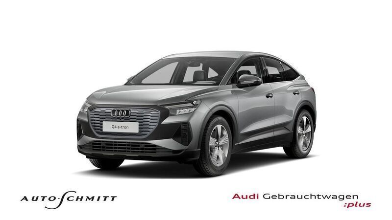 Grau Gebraucht 2025 Audi Q4 Sportback e-tron SUV | 47.990 € (Teuer) - Bild 1/4