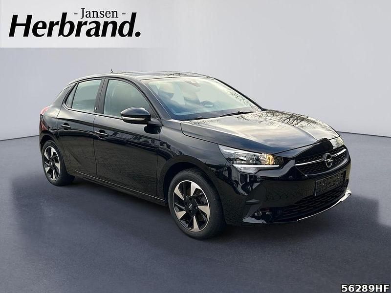Gebraucht Opel Corsa-e Edition 100 kW (136 PS) 2022 Diamant schwarz/karbon schwarz Kleinwagen