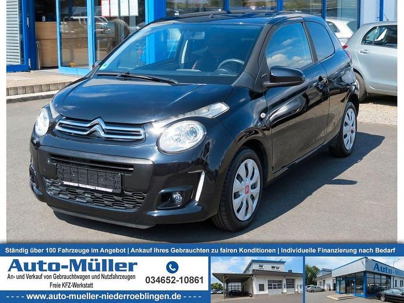 Noir caldera Gebraucht 2016 Citroën C1 Feel Kleinwagen | 6.490 € (Fairer Preis) - Bild 1/4