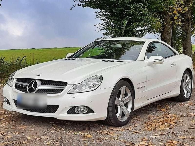 Weiß Gebraucht 2008 Mercedes SL350 Cabrio | 34.999 € (Etwas zu teuer) - Bild 1/4