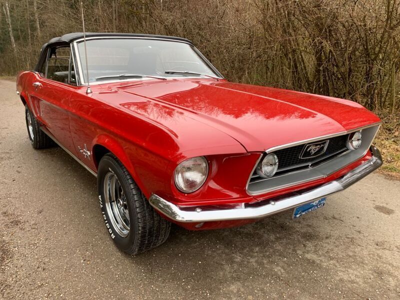 Gebraucht Ford Mustang 200 PS (147 kW) 1968 Candyapple red Cabrio