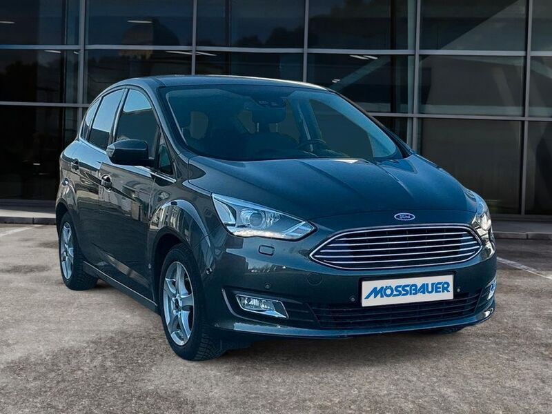 Grau Gebraucht 2017 Ford C-MAX Titanium Van / Kleinbus | 12.995 € (Fairer Preis) - Bild 1/4