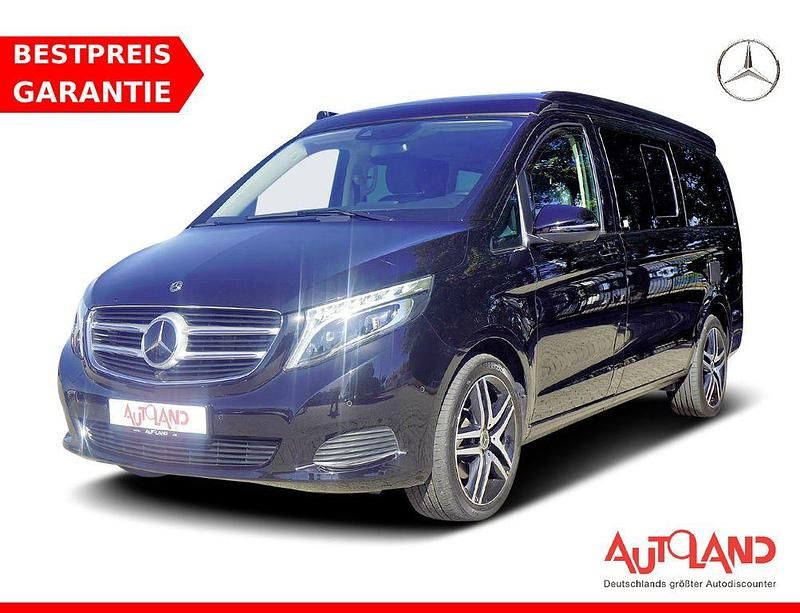 Obsidianschwarz metallic (metallic) Gebraucht 2019 Mercedes V250 Marco Polo Van / Kleinbus | 59.950 € (Teuer) - Bild 1/4
