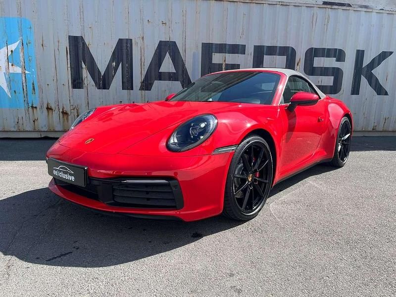 Indischrot Gebraucht 2019 Porsche 992 Cabrio | 110.992 € - Bild 1/4