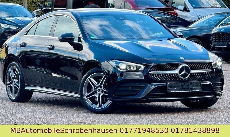 Schwarz Gebraucht 2022 Mercedes CLA250e AMG Limousine | 27.199 € (Guter Preis) - Bild 1/3