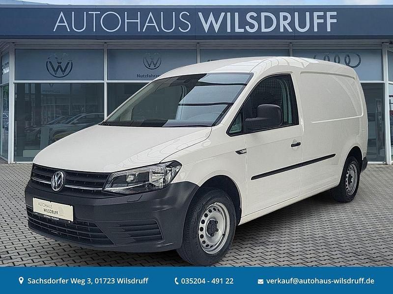 Weiss Gebraucht 2020 VW Caddy Maxi Van / Kleinbus | 17.880 € (Guter Preis) - Bild 1/4