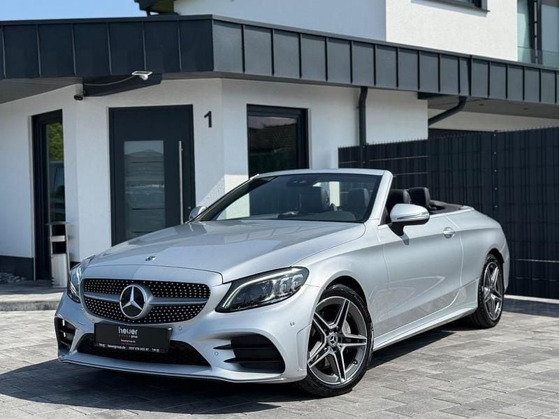 Iridiumsilber metalliclack Gebraucht 2020 Mercedes C200 AMG Cabrio | 28.500 € (Fairer Preis) - Bild 1/4