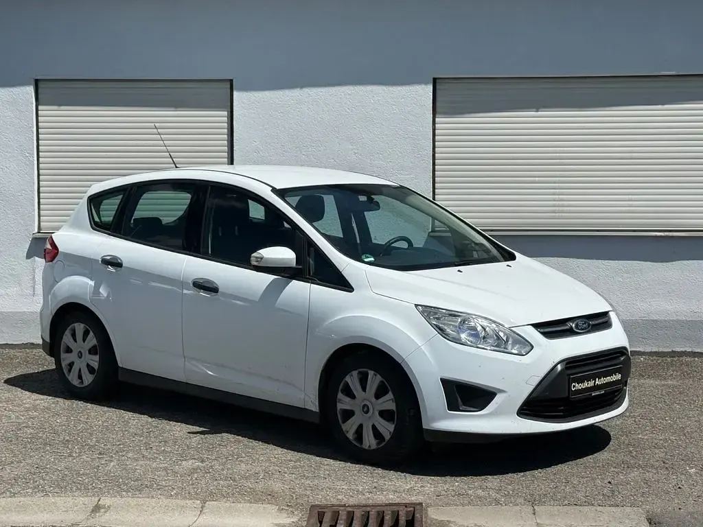 Gebraucht Ford C-MAX Ambiente 101 PS (74 kW) 2013 Weiß Van / Kleinbus
