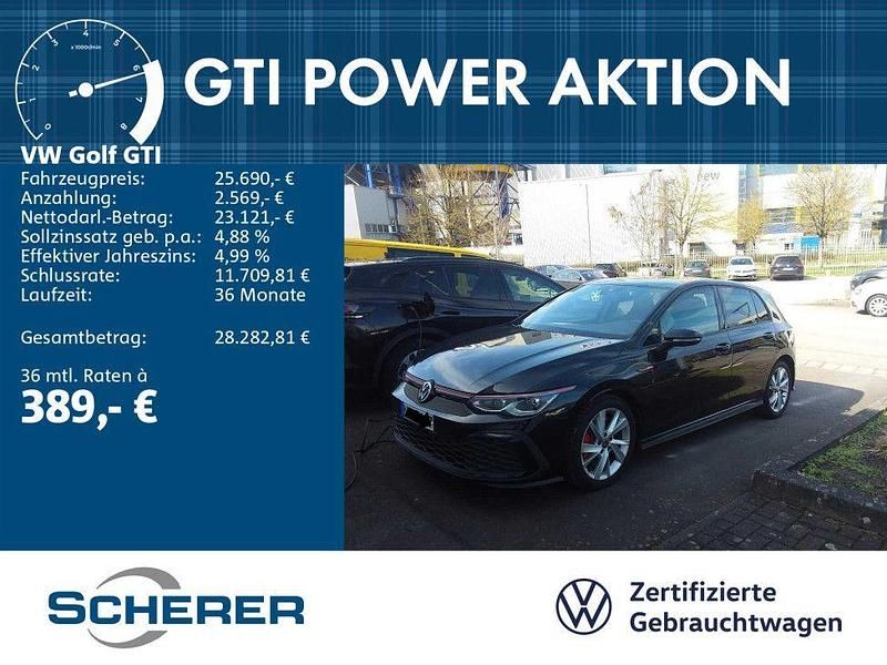 Gebraucht VW Golf VIII GTI 245 PS (180 kW) 2022 Deep black perleffekt (metallic) Limousine
