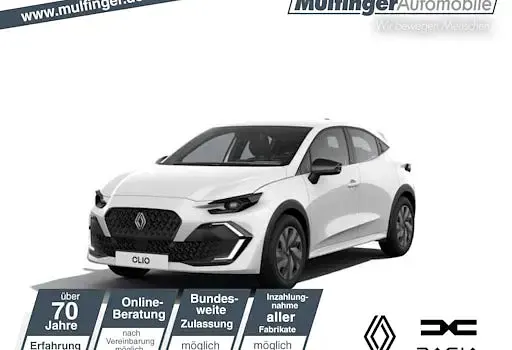 Ny Renault Clio V Evolution 115 HK (84 kW) 2026 Hvid Sedan