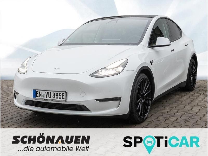 Weiß Gebraucht 2022 Tesla Model Y Performance SUV | 33.950 € (Superpreis) - Bild 1/4