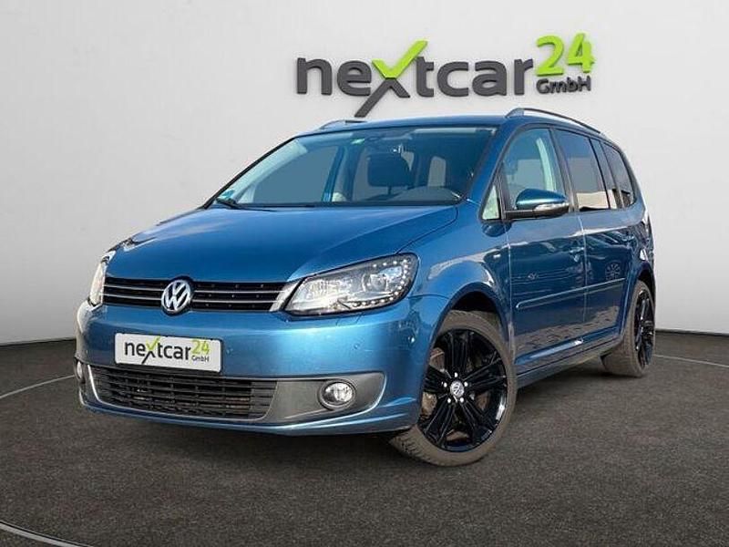 Gebraucht VW Touran Cup 105 PS (77 kW) 2015 Blau Van / Kleinbus