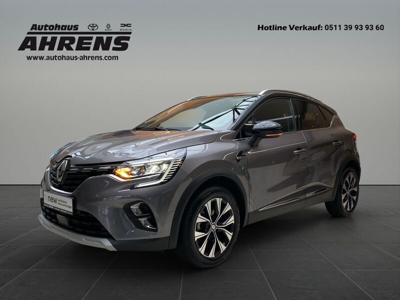 Stahlgrau metallic/dach in blackpearlschwarz Gebraucht 2023 Renault Captur Techno SUV | 22.900 € (Fairer Preis) - Bild 1/4