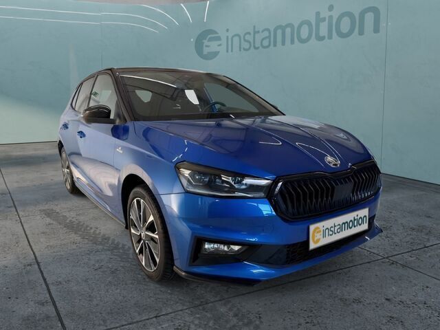 Blau Gebraucht 2023 Skoda Fabia Monte Carlo Limousine | 23.890 € (Fairer Preis) - Bild 1/2