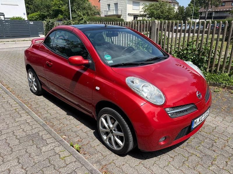 Rot Gebraucht 2005 Nissan Micra C+C Cabrio | 3.200 € (Fairer Preis) - Bild 1/4