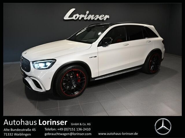 Weiß manufaktur diamantweiß bright (metallic) Gebraucht 2019 Mercedes GLC63 AMG AMG SUV | 67.900 € (Teuer) - Bild 1/1