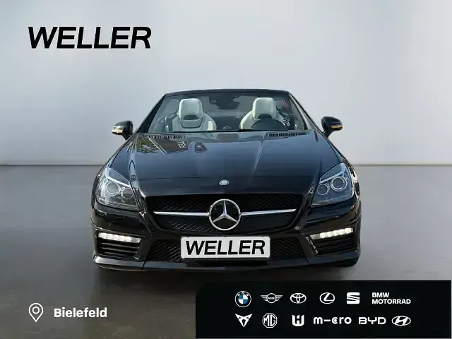 Gebraucht Mercedes SLK55 AMG AMG 421 PS (309 kW) 2012 Schwarz Cabrio