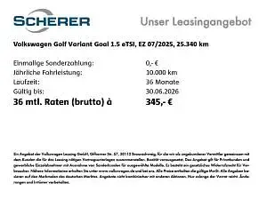 Gebraucht VW Golf VIII Goal 150 PS (110 kW) 2025 Schwarz Kombi