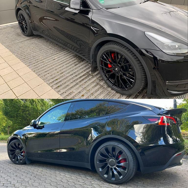 Schwarz Gebraucht 2022 Tesla Model Y Performance SUV | 38.999 € (Fairer Preis) - Bild 1/4