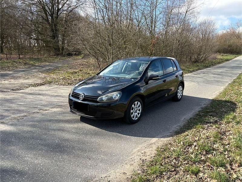 Gebraucht VW Golf VI Trendline 80 PS (58 kW) 2010 Schwarz Kleinwagen