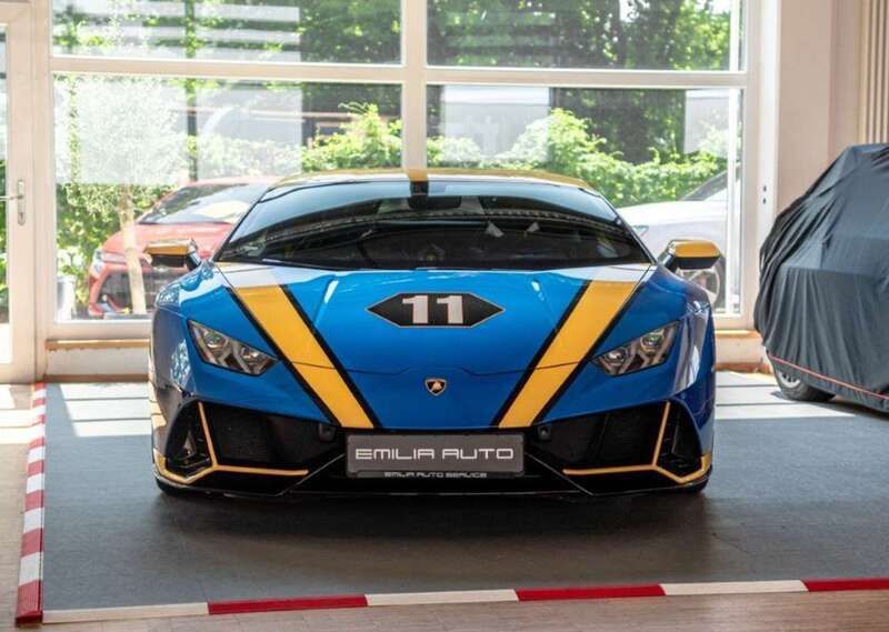 Blau Gebraucht 2020 Lamborghini Huracán Coupé | 319.900 € (Superpreis) - Bild 1/4