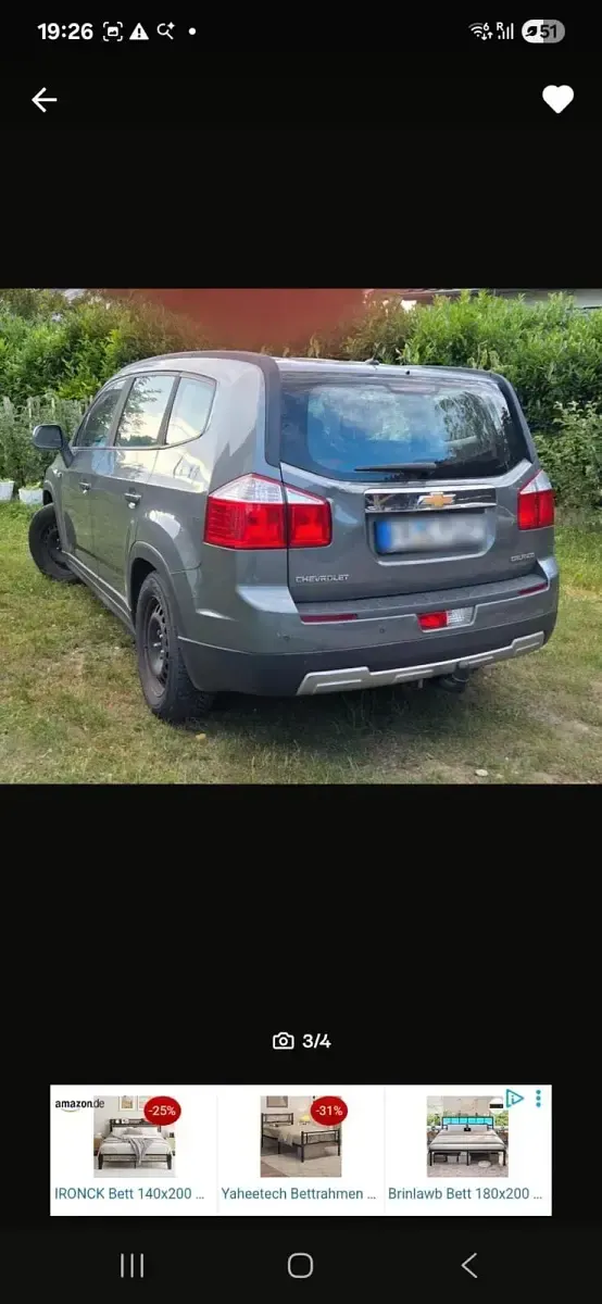Gebraucht Chevrolet Orlando 163 PS (119 kW) 2011 Grau Van / Kleinbus