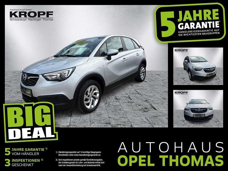 Argon silber/ice silver (m2) Gebraucht 2018 Opel Crossland Edition SUV | 11.890 € (Fairer Preis) - Bild 1/4