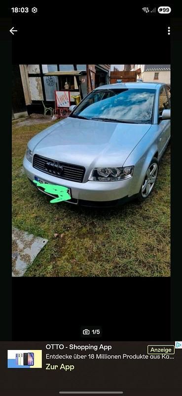 Gebraucht Audi A4 131 PS (96 kW) 2001 Silber Limousine