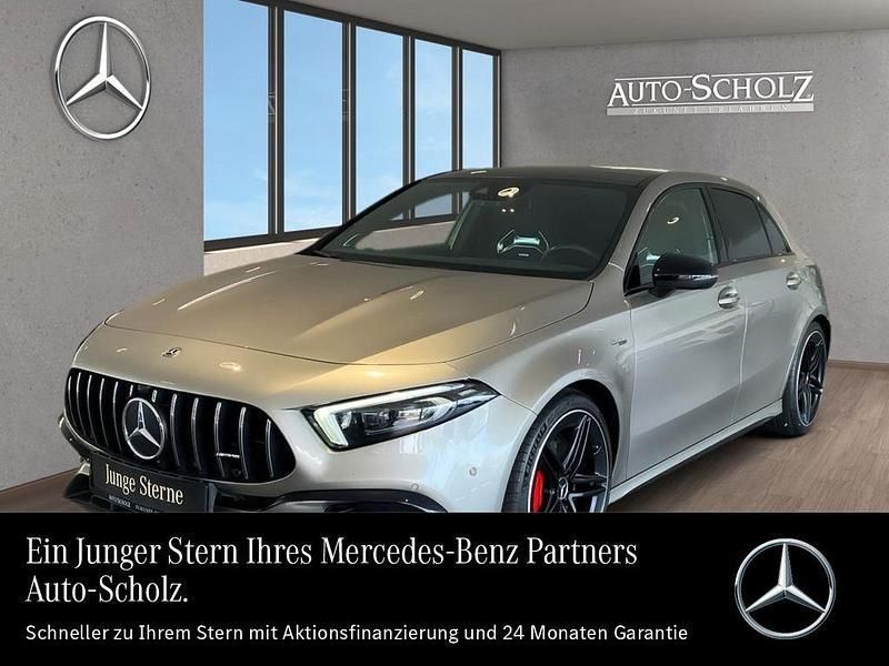 Mojavesilber Gebraucht 2020 Mercedes A45 AMG AMG Limousine | 43.288 € (Fairer Preis) - Bild 1/4