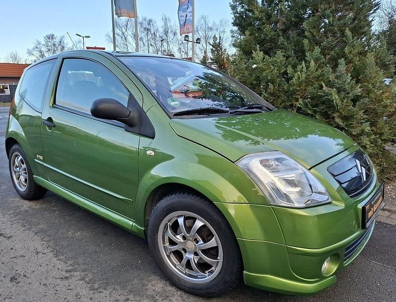 Gebraucht Citroën C2 VTR Sport 60 PS (44 kW) 2005 Grün Kleinwagen