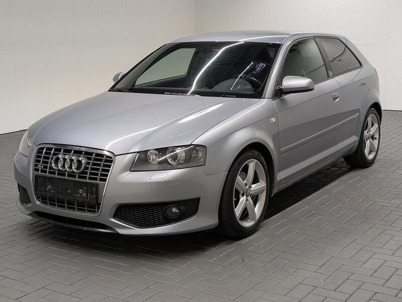 Silber (avussilbermet.) Gebraucht 2008 Audi A3 S-Line Kleinwagen | 2.900 € (Guter Preis) - Bild 1/4
