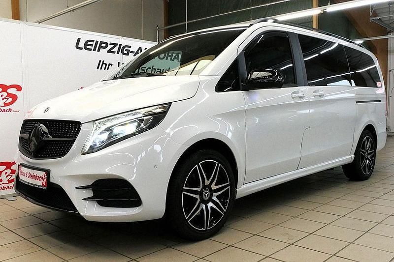 Weiß Gebraucht 2022 Mercedes V300 Exclusive Van / Kleinbus | 59.874 € (Superpreis) - Bild 1/4