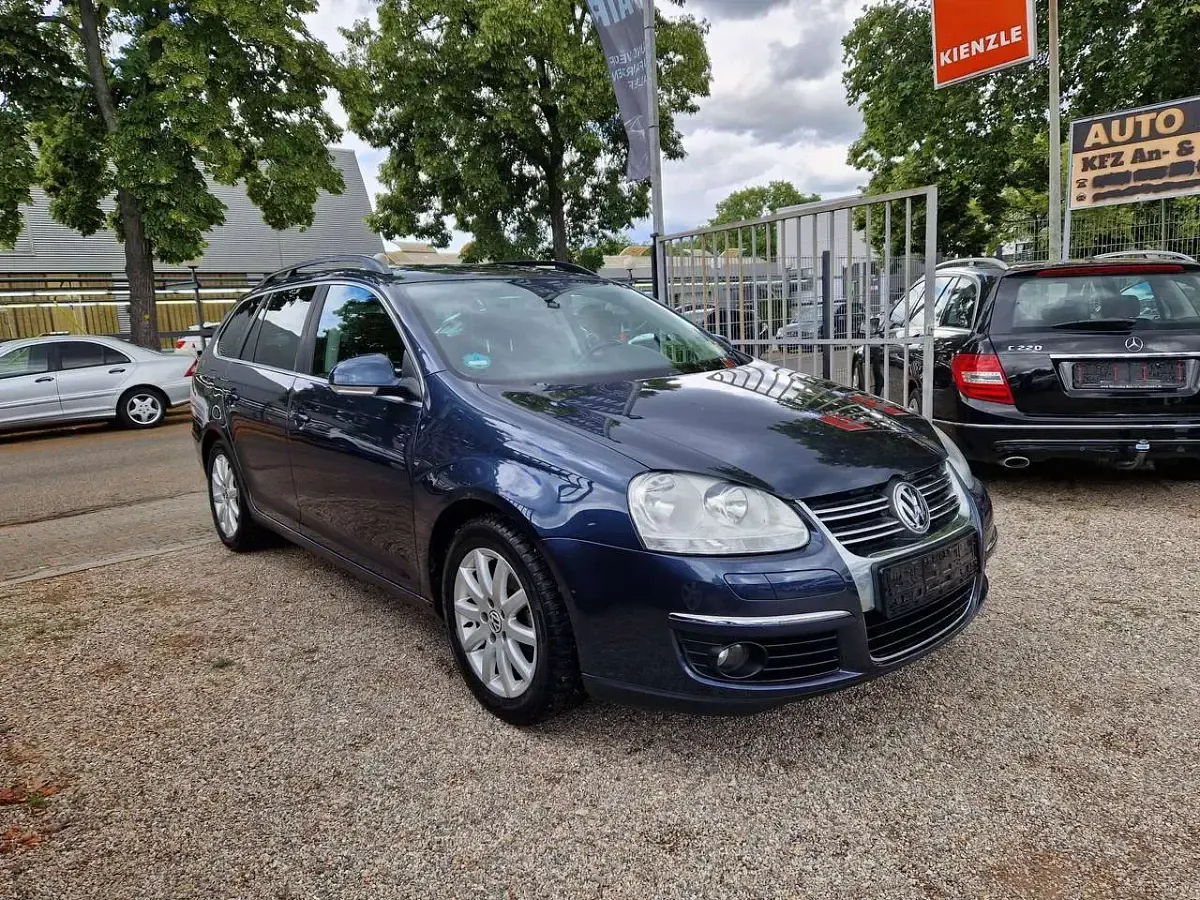 Gebraucht VW Golf VI Comfortline 122 PS (89 kW) 2008 Bluegraphit perleffekt Kleinwagen