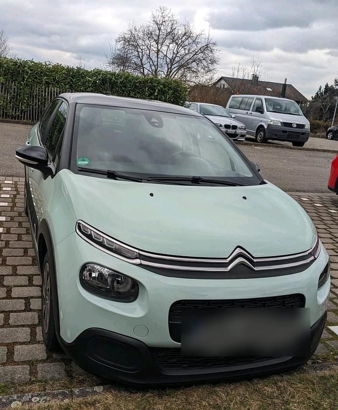 Gebraucht Citroën C3 PureTech 82 PS (60 kW) 2018 Grün Kleinwagen