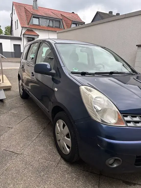 Gebraucht Nissan Note Visia 88 PS (64 kW) 2008 Blau Kleinwagen