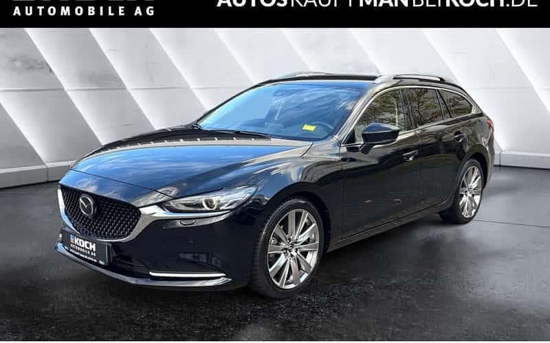 Schwarz Gebraucht 2024 Mazda 6 Exclusive-Line Kombi | 24.990 € (Guter Preis) - Bild 1/4