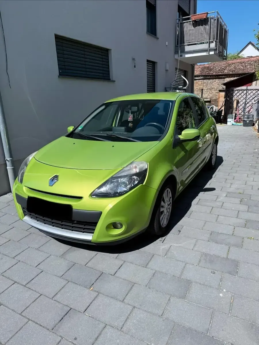 Gebraucht Renault Clio Expression 75 PS (55 kW) 2009 Grün Kleinwagen